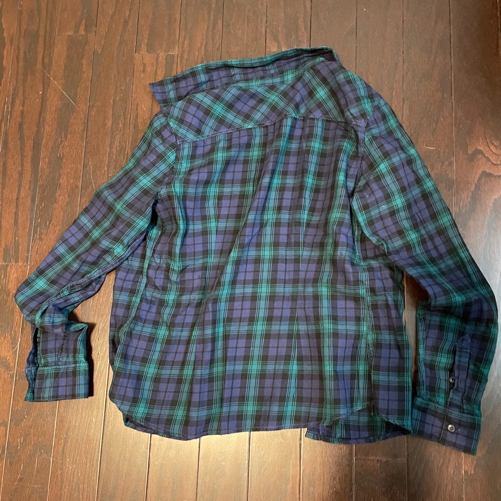 Plaid button down - Picture 2 of 4